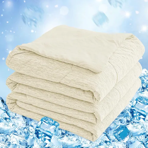 CHOSHOME Edredón Refrescante Tamaño Twin, Manta Refrescante con Fibra de Enfriamiento Q-Max 0.45 Arc-Chill, Manta de Verano Fresca para Sudores