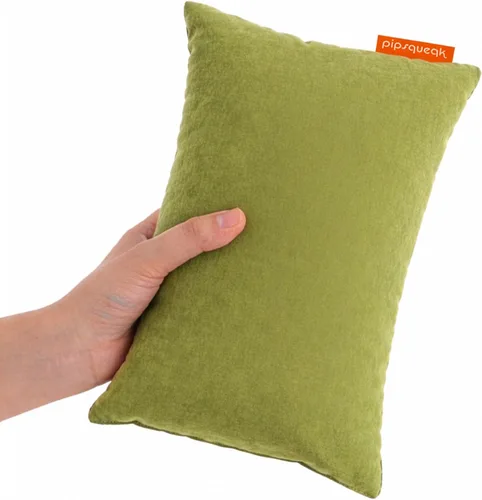 Miniatura 31 de Almohada de microfibra Pipsqueak - Pequeña, Mini, Pequeño - 27.9 x 17.8 cm - Perfecta para viajes, autos, aviones, camping, perros, niños pequeños