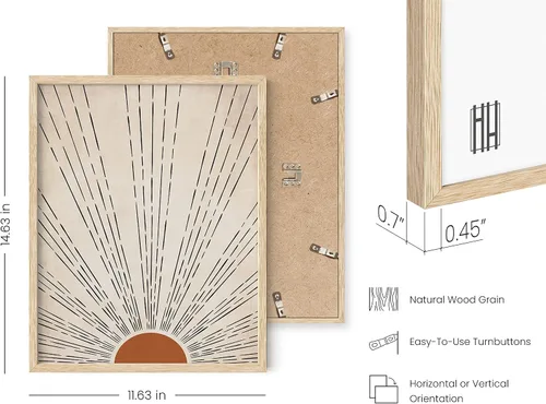 Miniatura 3 de HAUS AND HUES Juego de 6 impresiones bohemias neutras para pared, arte de pared bohemio de mediados de siglo, impresiones estéticas para decoración