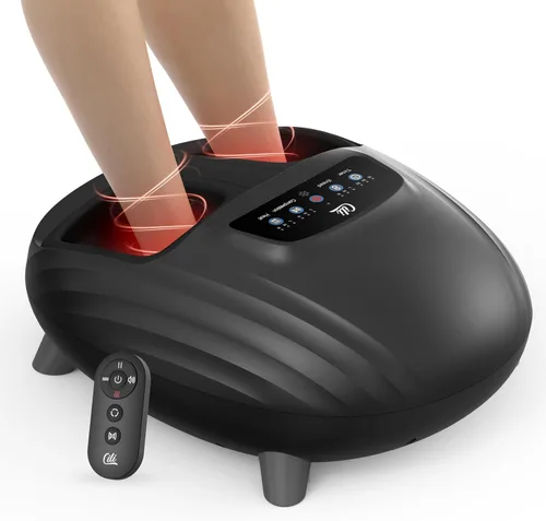 Miniatura 10 de CILI Masajeador de Pies con Calor, Máquina de Masaje Shiatsu para Pies 2025 para Alivio del Dolor de Fascitis Plantar y Neuropatía, Masajeador