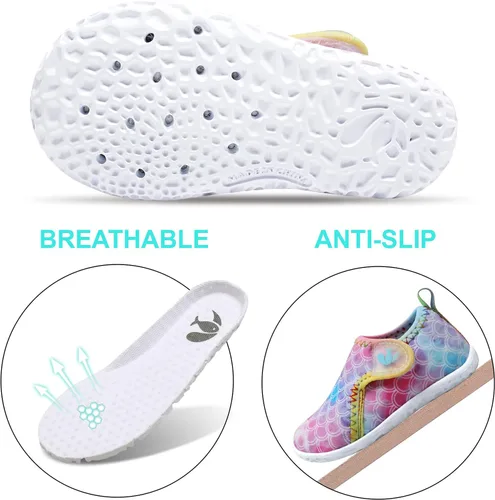 Miniatura 83 de FEETCITY Baby Boys Girls Water Sport Shoes Barefoot Kids Aqua Socks Quick-Dry Beach Swim Pool Shoes