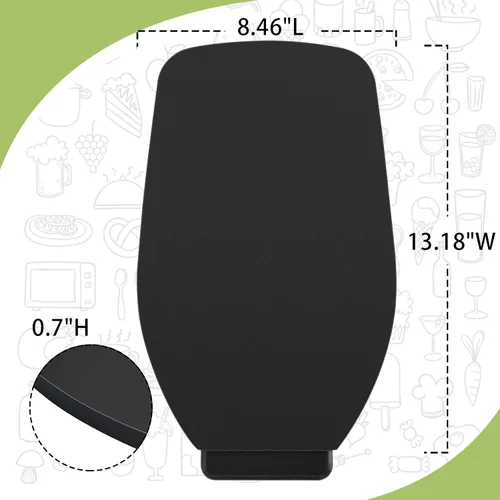 Miniatura 7 de Bandeja deslizante para mezclador para Kitchenaid 4.5-5 Qt con cabeza inclinada - Bandeja rodante de metal para encimera de cocina, deslizador
