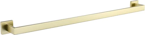 Miniatura 13 de LANC 2 paquetes de barras de toalla de baño de 16 pulgadas, total de 18 estantes cuadrados para toallas de baño, soportes para toallas de mano