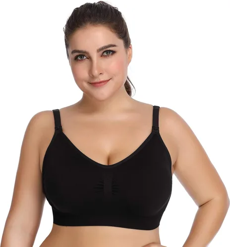 Miniatura 4 de Lataly Bralette de lactancia para mujer, sin varillas, paquete de 5