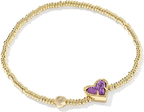 Miniatura 4 de Kendra Scott Pulsera elástica de corazón Ari, joyería de moda para mujer