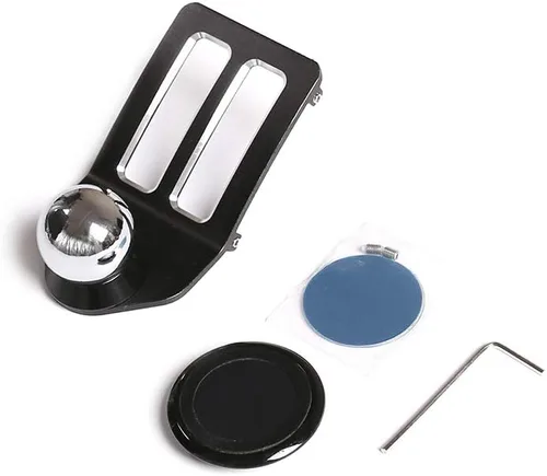 Miniatura 8 de Soporte para teléfono móvil de aleación de aluminio negro en la rejilla central del aire del automóvil, accesorios para Mercedes Benz Clase C W204