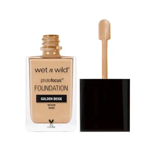 Miniatura 27 de wet n wild - Base líquida Photo Focus con acabado mate Buff Bisque, vegana y libre de crueldad animal