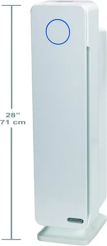 Miniatura 2 de Purificador de aire GermGuardian para el hogar con filtro HEPA puro, para humo de incendios forestales, caspa de mascotas, polen, olores, Blanco