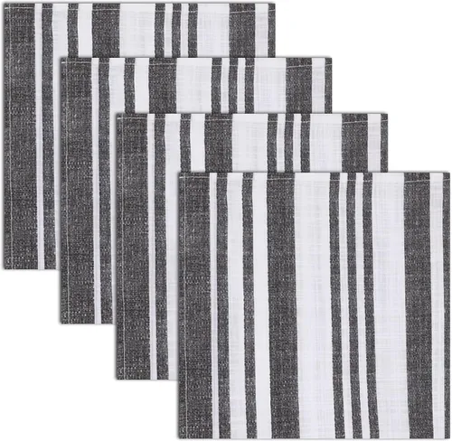 Miniatura 2 de RUVANTI Juego de 12 servilletas de algodón 100%, 20 x 20 pulgadas, lavables, suaves, absorbentes, servilletas de algodón para fiestas, Navidad