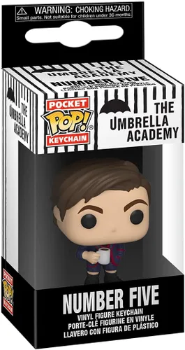 Miniatura 2 de Funko Pop Llavero Umbrella Academy Número 5 multicolor 2 pulgadas