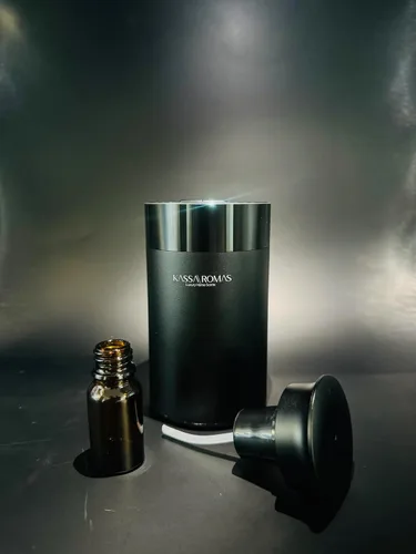 Miniatura 6 de H14 Mini difusor de aroma Difusor de coche - Diseño moderno, material de aluminio, luz indicadora LED, difusión de aire frío, difusor de aceite