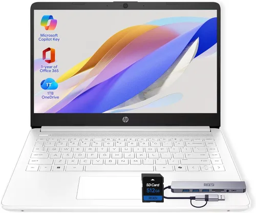 Computadoras portátiles HP Business & Education con los primeros flujos de trabajo en la nube con Microsoft 365, procesador Intel N4500, 576 GB (64