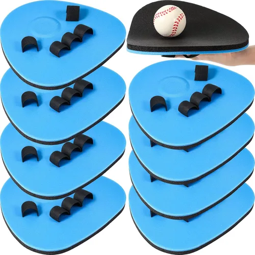 Miniatura 9 de Guante de entrenamiento de béisbol Leyndo con espuma para campo, guante de entrenamiento de campo para manos rápidas, práctica de bateo con dos Negro