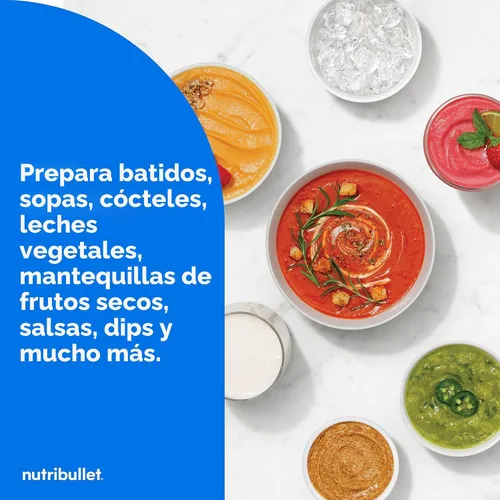 Miniatura 10 de nutribullet Power Core™ Licuadora, potencia máxima de 1400 W, batidos, hielo triturado y frutas congeladas, licuadora de encimera