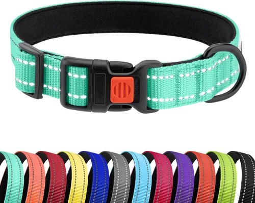 Miniatura 58 de CollarDirect - Collar de seguridad reflejante para perro, con hebilla ajustable de nailon, para perros pequeños, medianos, grandes, en color rosa