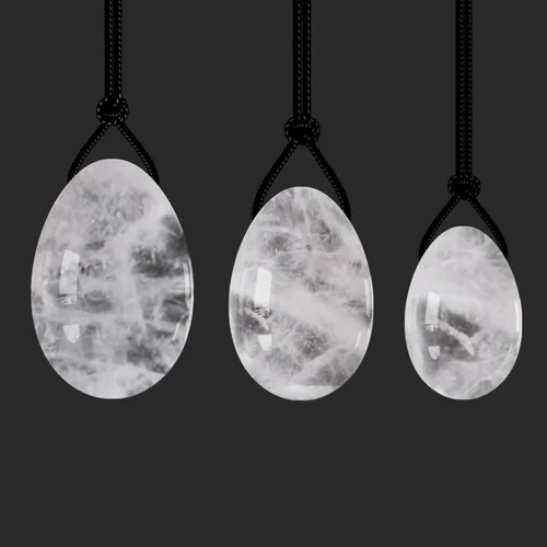 Miniatura 14 de 16 tipos de huevos de jade natural Yoni Huevos Kegel Ejercicio Mujeres Entrenamiento Apriete Masaje Bola de Cristal, Huevos de Jade 2-Huevos