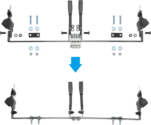 Miniatura 6 de 10L0L Kit de cinturón de seguridad para carrito de golf, paquete de 2 unidades de 42 pulgadas retráctiles con soporte para Yamaha/DS/EZGO TXT/RXV