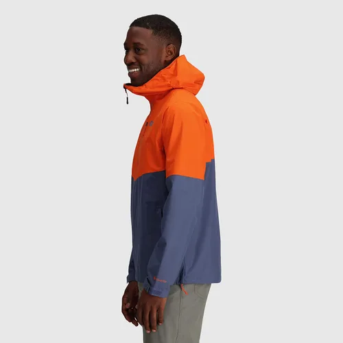 Miniatura 4 de Outdoor Research Chaqueta Foray II para hombre - Impermeable y resistente al viento con capucha