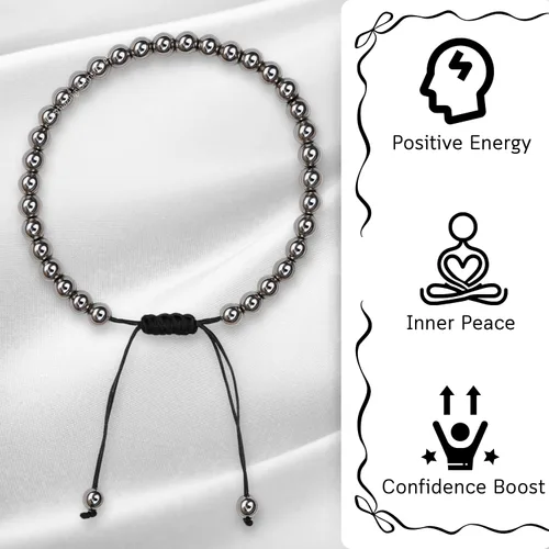 Miniatura 198 de Amazing Gemstone Crystal Anklet Ankle Bracelets for Women - Waterproof Beaded Healing Crystal Anklets, Plus Size Chakra Gemstone Bead Anklet