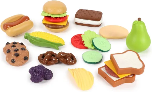 Miniatura 7 de Juego completo de alimentos de juguete para ampliar vocabulario Learning Resources New Sprouts., Variados