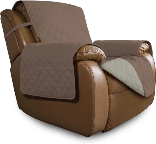 Miniatura 157 de Easy-Going - Funda para sofá, futón y sillón sin reposabrazos, reversible, resistente al agua, para mascotas y niños (azul oscuro/azul claro)