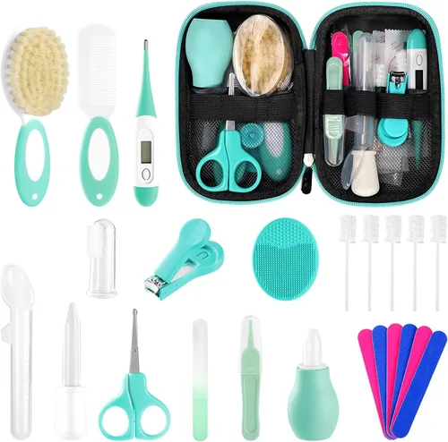 Miniatura 13 de Kit de cuidado y aseo para bebés recién nacidos, kit de cuidado de bebé de 31 piezas mejorado, kit de seguridad para recién nacidos, set de cuidado