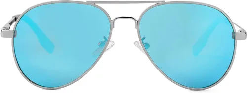 Miniatura 71 de Gafas de sol polarizadas de aviador pequeñas para niñas y niños de 4 a 16 años