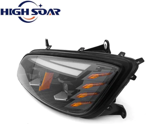 Miniatura 5 de High Soar Conjunto de faros delanteros LED para Kenworth T170 T270 T370 T440 T470 T470 T660 T800, repuesto delantero izquierdo y derecho (un par)