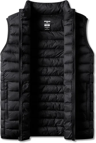 Miniatura 9 de TSLA Chaleco acolchado ligero y plegable para hombre chalecos impermeables para invierno al aire libre