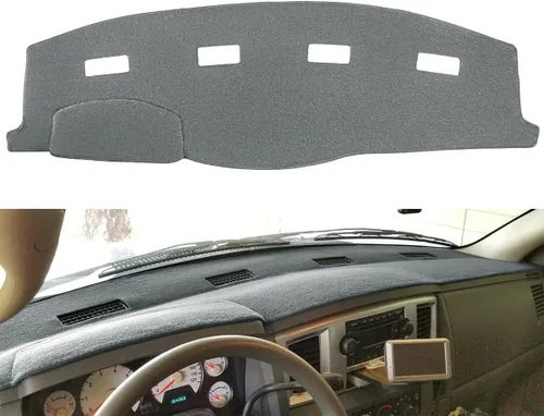 Miniatura 19 de Yiz Funda para Tablero Cubierta de Salpicadero Tapete de Ajuste Personalizado para Dodge Ram 1500 2002-2005, 2500/3500 2003-2005 (02-05 Beige) Y22