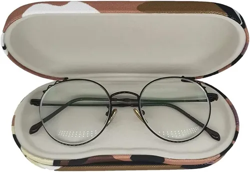 Miniatura 2 de Kanasi Estuche para lentes de contacto con removedor de pinzas de espejo, estuche doble para anteojos 2 en 1, caja de lentes de contacto portátil