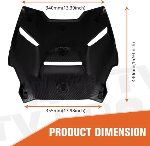 Miniatura 7 de A & UTV PRO Panel de fibra de carbono para Ryker, Hood Scoop para Can-Am Ryker & Ryker Rally Edition 2019-2024, puede am ryker 600 900 accesorios