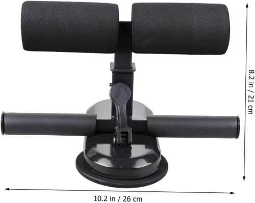 Miniatura 9 de Toddmomy Estufa plegable parabrisas 1pc barra de fitness cintura vientre herramienta de ejercicio lechón piso canicas auto-cebado palo de Negro