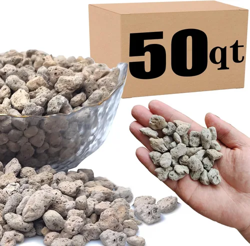 Miniatura 16 de Piedra pómez hortícola para plantas tamizada profesional (12 cuartos de galón, 1/2 pulgada)