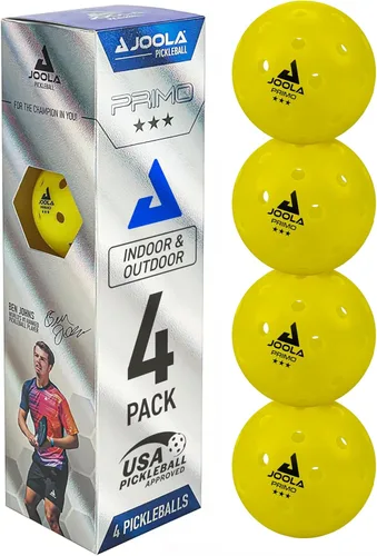 Miniatura 7 de JOOLA Primo - Pelotas de pickleball para torneos para interiores y exteriores, aprobadas por USAPA, idealmente pesadas y hechas con precisión