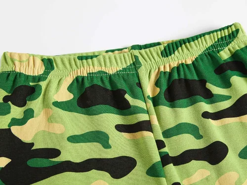 Miniatura 6 de Dolphin&Fish Pijamas para niños de 4 piezas, ropa de dormir de algodón para niños pequeños