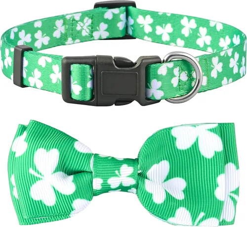 Miniatura 10 de Collar para perro con bandera estadounidense con pajarita, 4 de julio, para perros grandes, medianos y pequeños