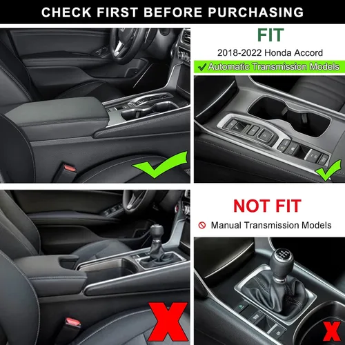 Miniatura 2 de PIMCAR Organizador de consola central para Honda Accord 2018 2019 2020 2021 2022 ABS - Caja de inserto de reposabrazos de material plástico, Accord
