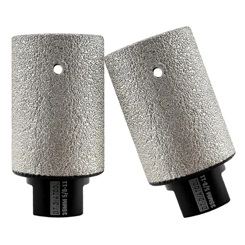 Miniatura 19 de DT-DIATOOL Dedo de diamante/broca de fresado de diámetro 1 "(25 mm) para agrandar o reparar agujeros de azulejos de porcelana, piedra superficial