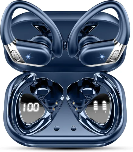 Auricular Inalámbrico, Auriculares Bluetooth 5.4 IP7 Impermeables para Deporte, Auriculares Inalámbricos de 50H para Correr con Micrófono ENC de