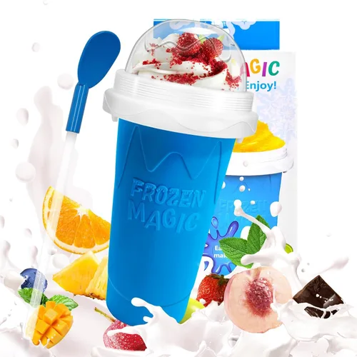 Taza de granizado Slushie Maker Cup, Taza de granizado mágica congelada - ¡Crea deliciosos granizados en cualquier lugar con esta divertida y genial
