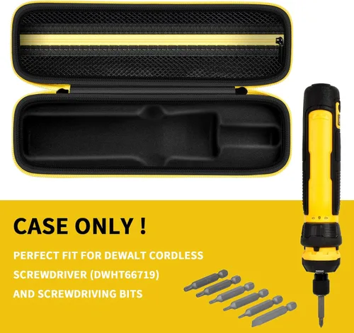Miniatura 2 de Estuche para juego de destornillador eléctrico para destornillador inalámbrico DEWALT (DWHT66719) y brocas de atornillado, organizador