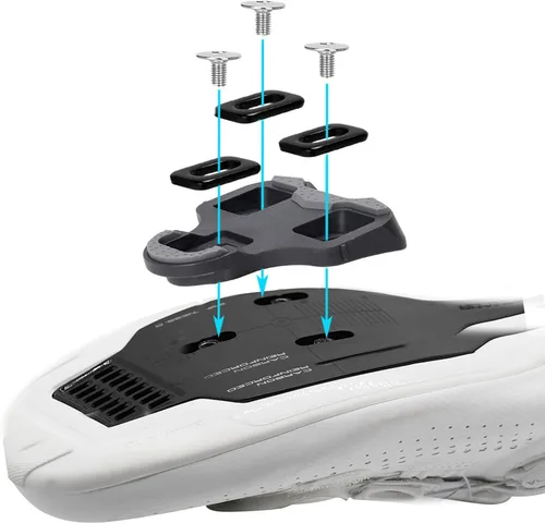 Miniatura 4 de Thinvik Botines de bicicleta para Look Keo Grip, tacos Keo con diseño de goma antideslizante, juego de tacos de bicicleta para ciclismo en Flotador