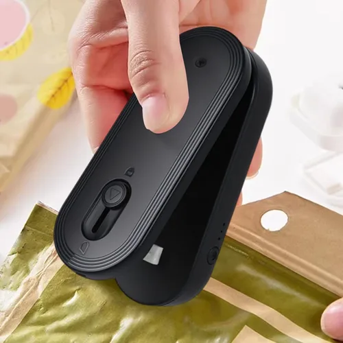 Miniatura 3 de Bag Sealer and Cutter Rechargeable Food Saver Kitchen Gadgets,Portable Bag Sealer with Cutter and Magnet for Home Pantry Travel Camping Meal