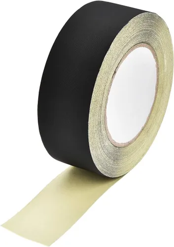 Miniatura 11 de uxcell Cinta de tela de acetato de 0.394 in para portátil reparación de guitarra eléctrica auto cinta adhesiva de alta temperatura negro 98.4