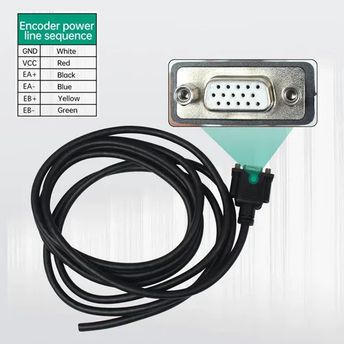 Miniatura 7 de RATTMMOTOR 8Nm Nema34 Motor paso a paso de bucle cerrado 8N.m 3.386x3.386x4.646 in 6A, híbrido 2-fase 2HSS86 Kit de controlador de controlador