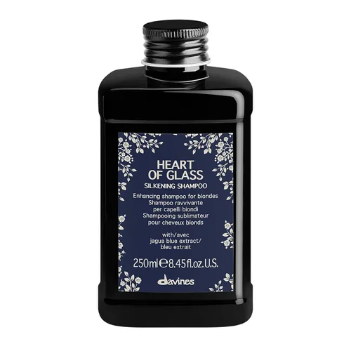 Miniatura 11 de Davines Heart of Glass Silkening Shampoo, Enhancing Blue Shampoo for Blonde & Silver Hair - Gentle Cleanser with Jagua Blue Extract Balances Tones