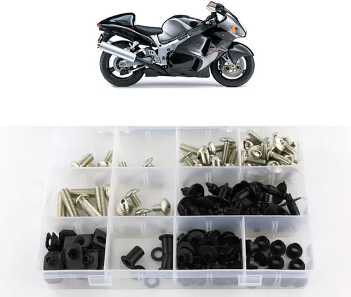Miniatura 10 de Xitomer Juego Completo de Tornillos de Carenado, Compatible con GSX1300R HAYABUSA 1999 2000 2001 2002 2003 2004 2005 2006 2007, Kits de Montaje