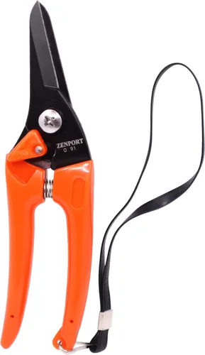 Zenport Q91 Zen-Magic Ultra - Tijeras para recortar ramitas y pezuñas, 7.5 pulgadas, tijeras de jardín con resorte con revestimiento antiadherente