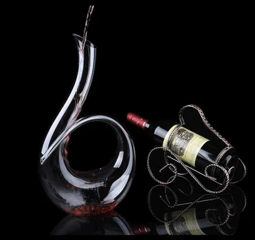 Miniatura 8 de Decantador de vino aireador – 100% soplado a mano sin plomo vidrio de cristal de vino tinto jarra de vino regalo para los amantes del vino